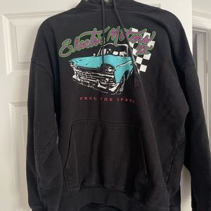 Brandy Melville Electric motor hoodie one size